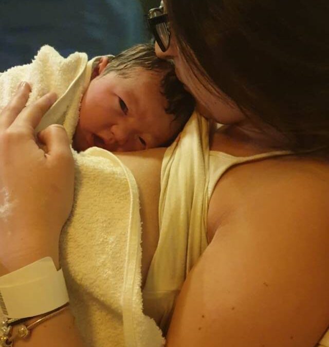 Fran & Toby’s Positive Induction Birth Story, Baby Rosie.